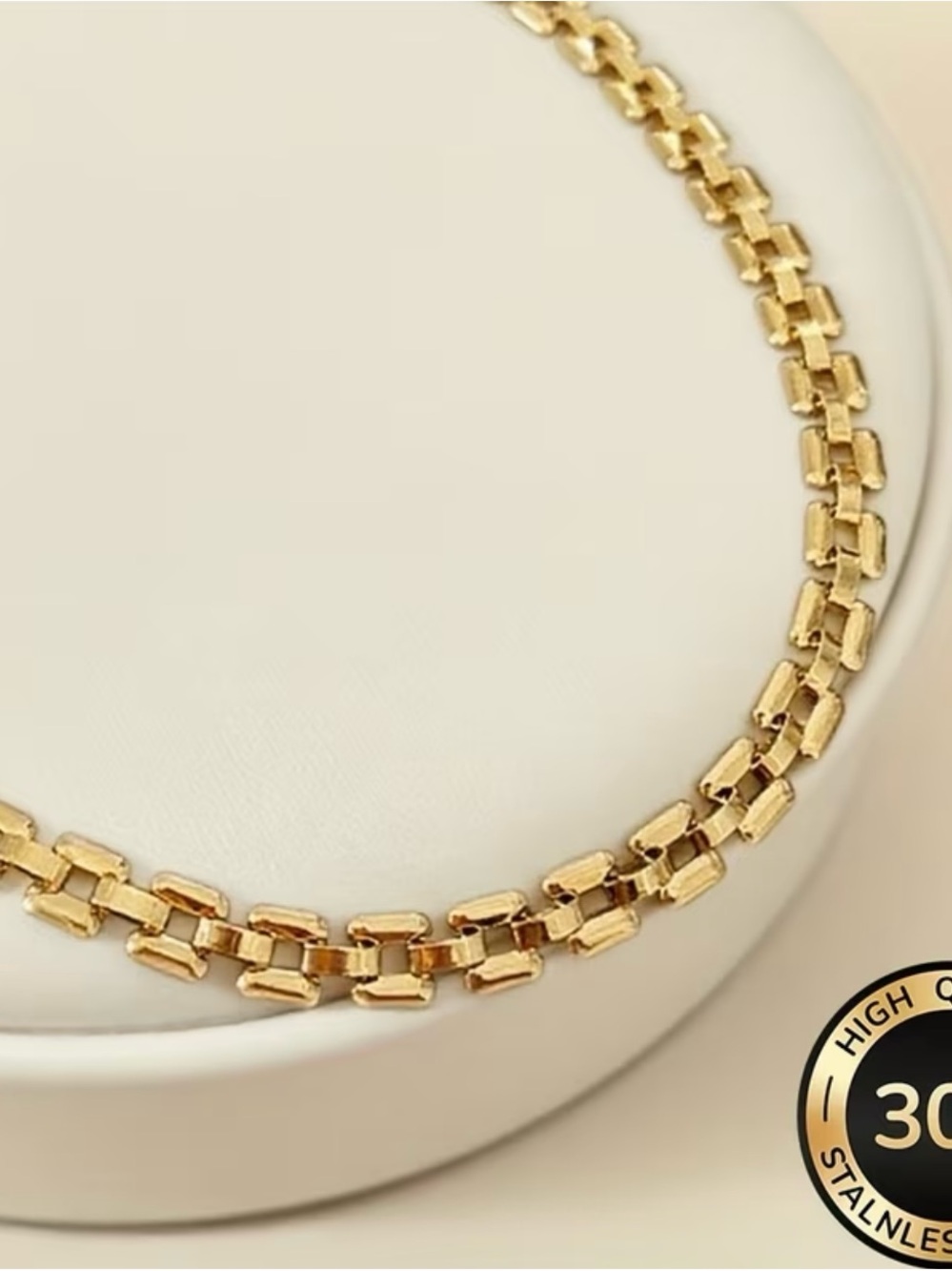 NEW! Gold Box-Link Women's Necklace. Luxury Snake Necklace. Elegant Necklace 💛